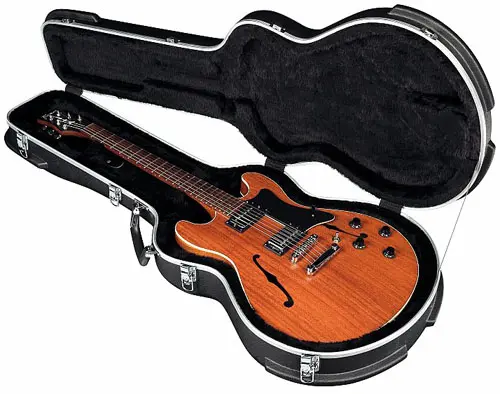 Rockcase ABS 10507 BCT/SB case for halvakustisk gitar - Sort 