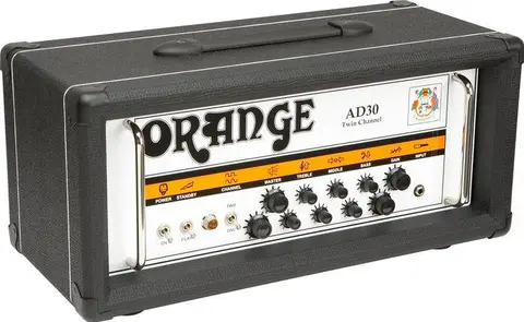 Orange AD30HTC topp med tvillingkanaler 30W klasse A svart finish