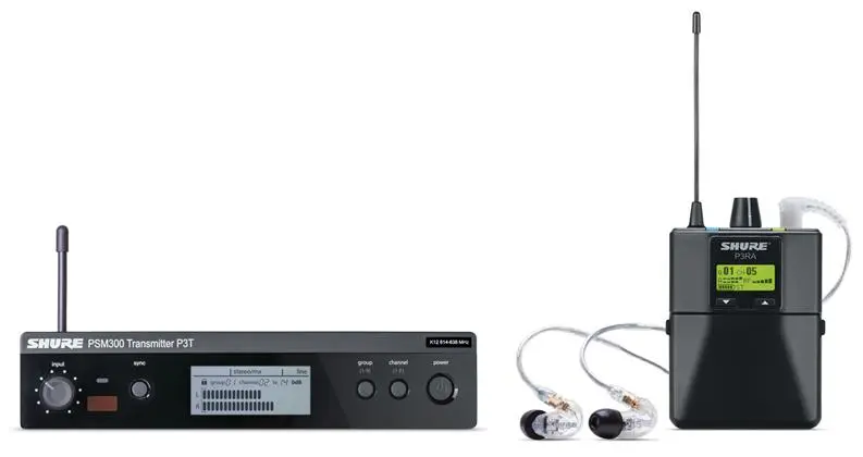 Shure PSM300 In-Ear System K3E (606-630Mhz) Inkl Se215cl 