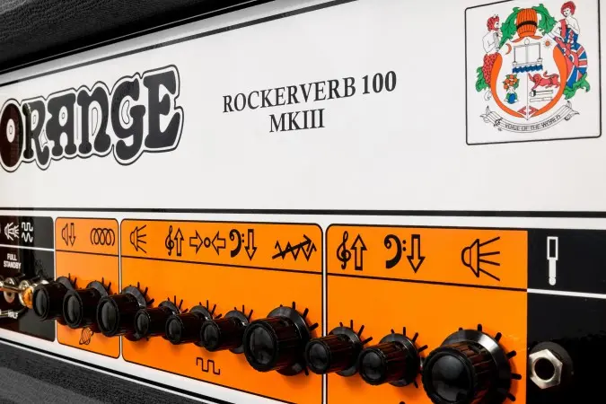 Orange Rockerverb 100 MKIII Head Black 