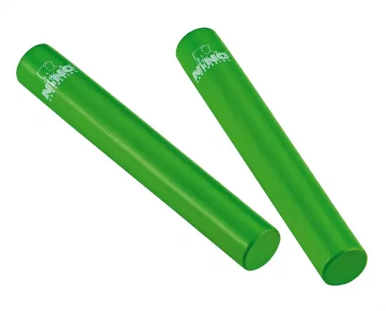 Nino Percussion 576-GR Rattle Sticks Green (2stk.) 