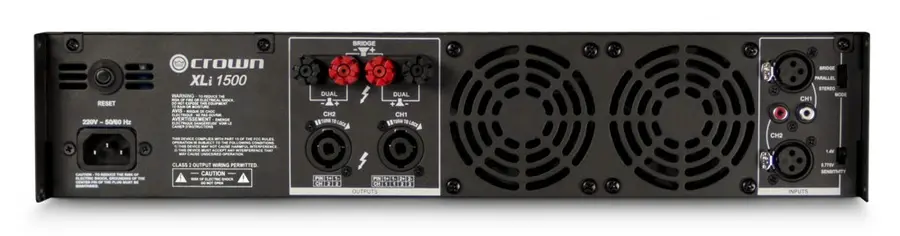 Crown XLi 1500  -  2 x 450W i 4 ohm 