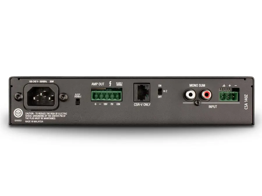 JBL CSA140Z, forsterker 1 x 40W, 8ohm/70V/100V 
