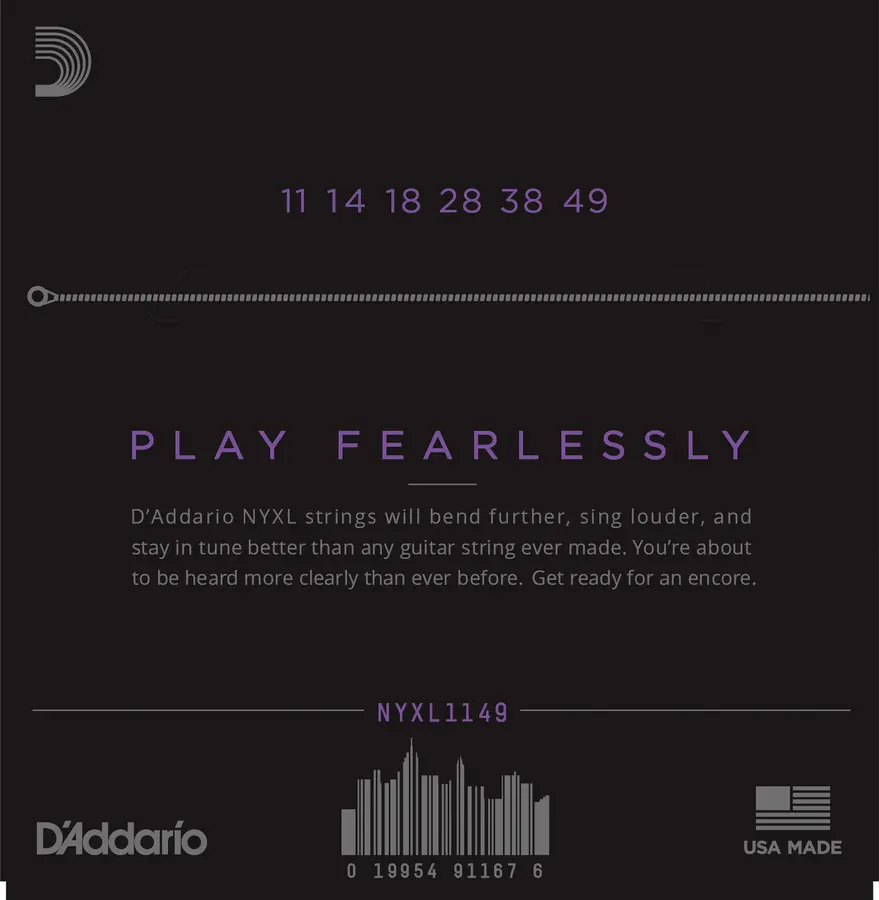D'addario NYXL1149 El.Gitar strenger (011-049) 