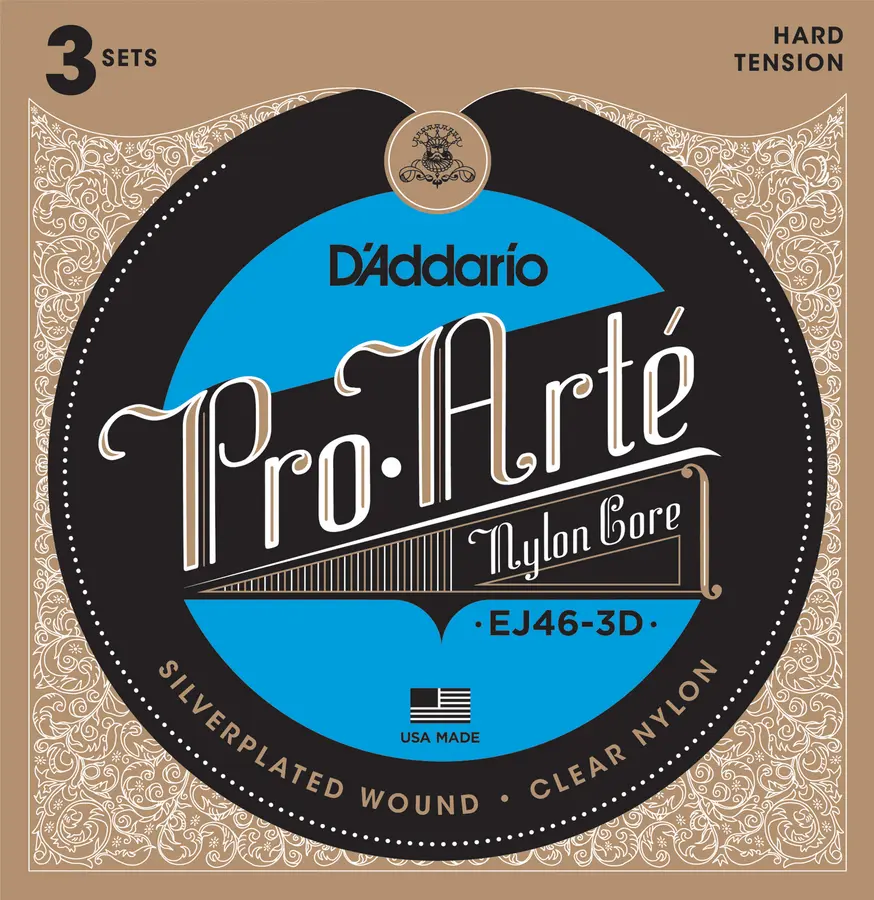 D'addario EJ46-3D Pro Arté High 3 Pack (029-044) 