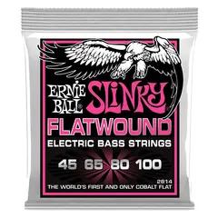 Ernie Ball EB-2814 bass flat kobolt sett (045-100)