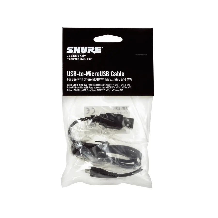 SHURE MicroB-to-USB Cable 