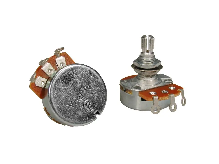 Alpha ALP500-A43 500K audio pot 10mm bushing,M8x0,75 thread 