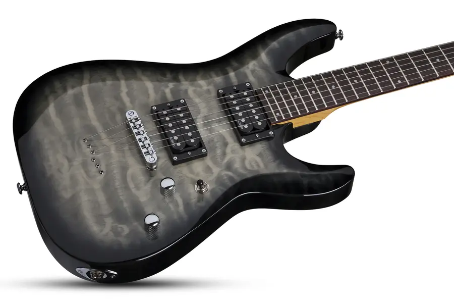 Schecter C-6 PLUS Charcoal Burst 