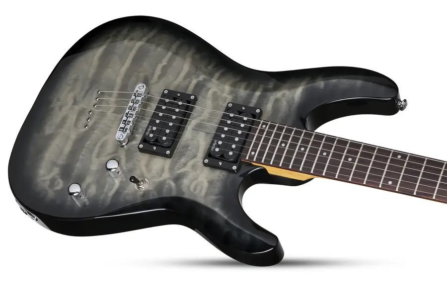 Schecter C-6 PLUS Charcoal Burst 