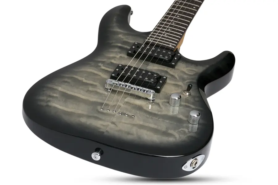 Schecter C-6 PLUS Charcoal Burst 