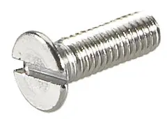 Maskinskrue/sporskrue M3X20 silver Helgjenget skrue med forsenket hode