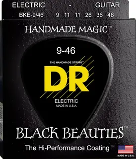 DR Strings BKE9/46 Black Beauties (009-046) Lite - Heavy