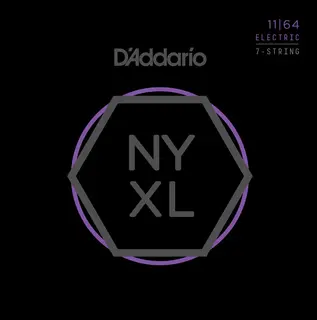 D'addario NYXL1164 El.Gitar 7 strengs