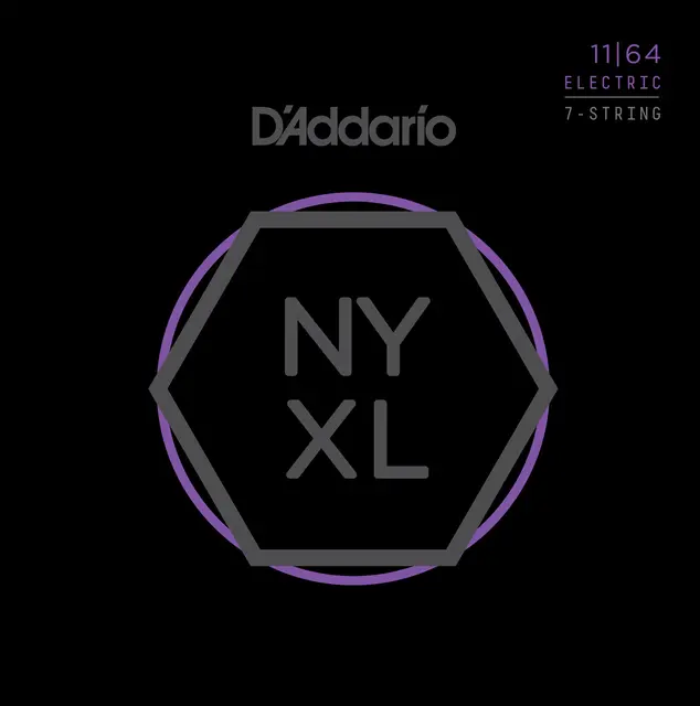 D'addario NYXL1164 El.Gitar 7 strengs (011-064) 