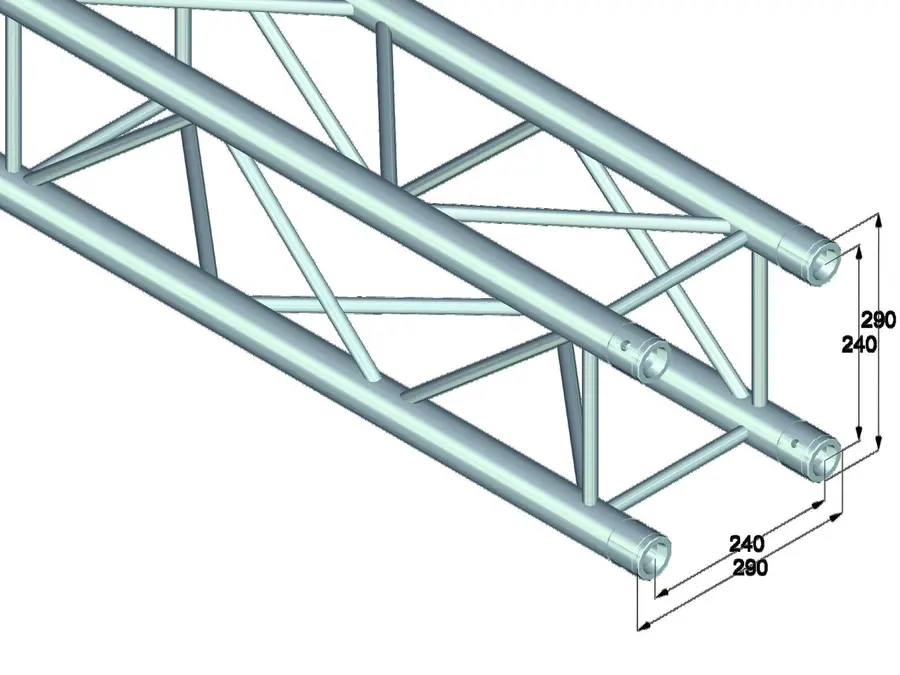 ALUTRUSS QUADLOCK QL-ET34-2500 4-way cross beam 