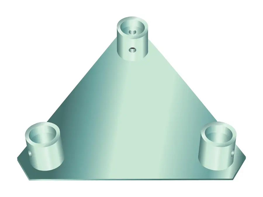 Alutruss Trilock E-GL33 base/wall-plate QTGP-E 