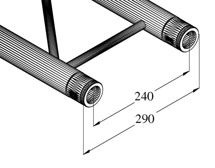 ALUTRUSS BILOCK BQ2-4000 2-way cross beam 