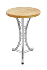ALUTRUSS Bistro table, curved