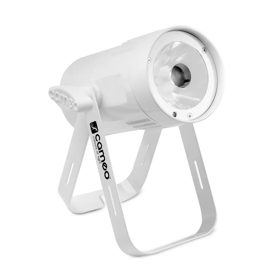 Cameo Q-Spot 15 RGBW WH - Compact Spot Light w( 15W RGBW LED White Housing 