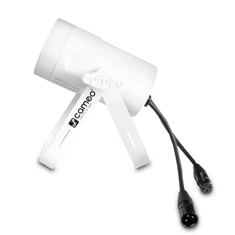 Cameo Q-Spot 15 RGBW WH - Compact Spot Light w( 15W RGBW LED White Housing 