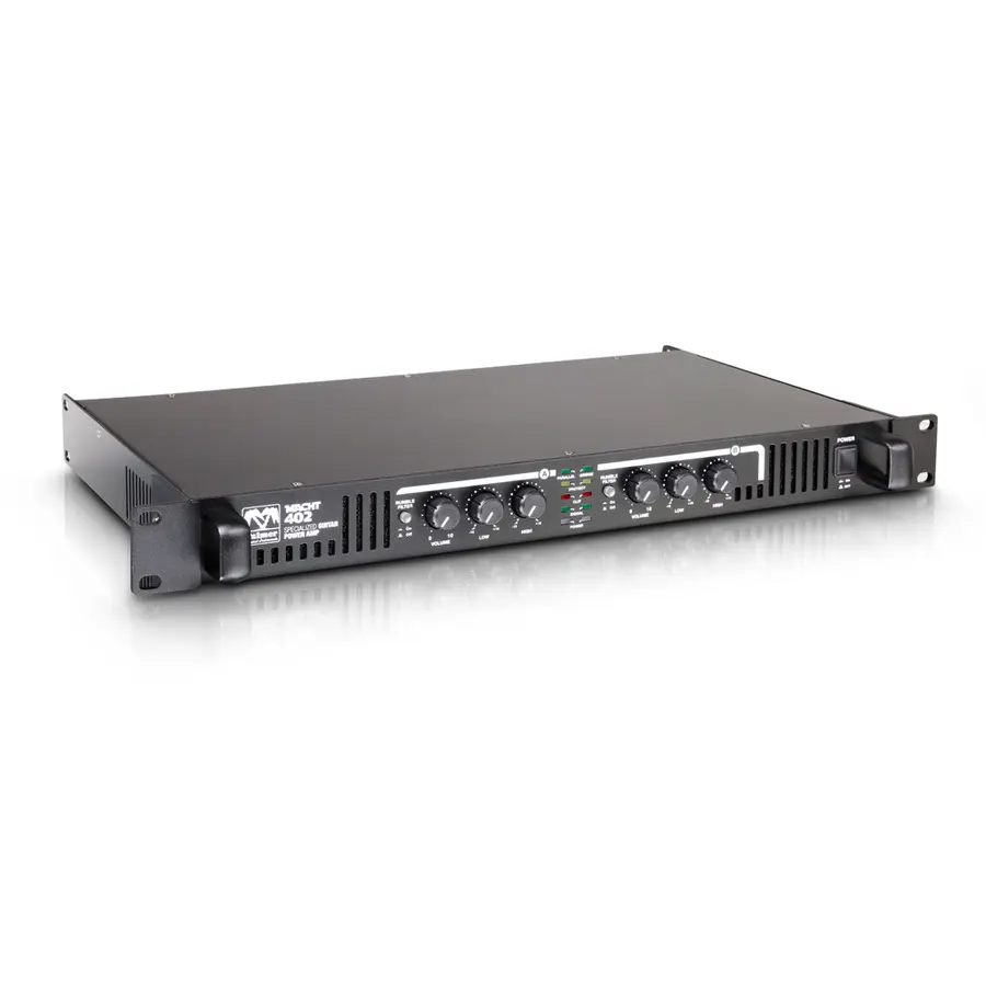 Palmer MI MACHT 402 19" Stereo Power Amp for Guitar 