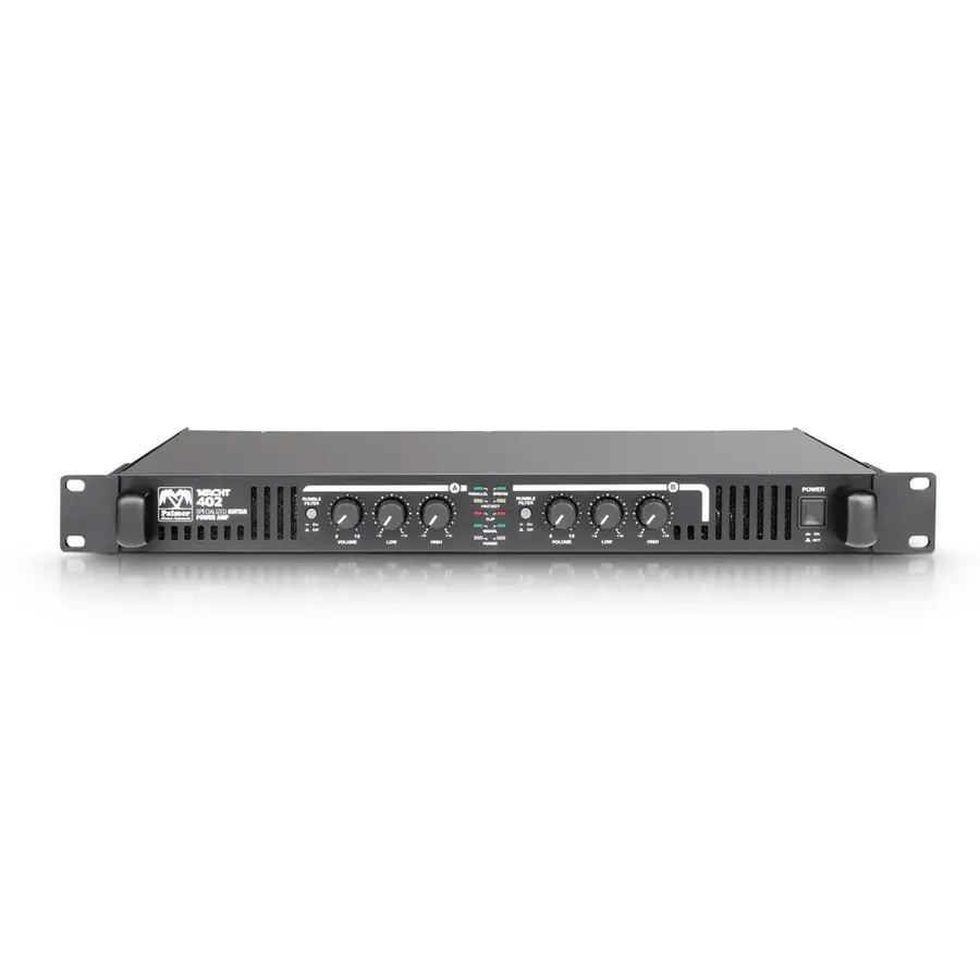 Palmer MI MACHT 402 19" Stereo Power Amp for Guitar 
