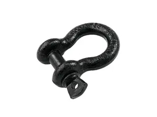 SAFETEX Shackle 10mm black with screwbolt