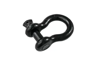 SAFETEX Shackle 22mm black with screwbolt