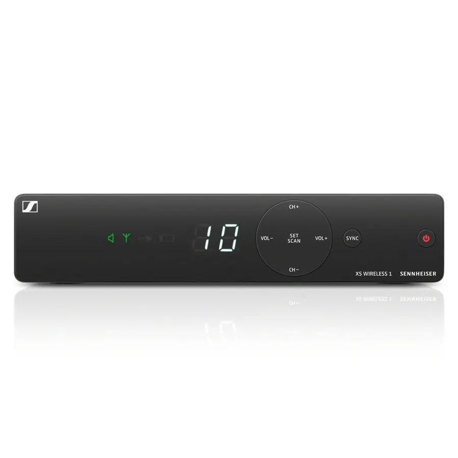 Sennheiser XSw 1-ME3-E for tale/vokal Mottaker, beltpack og ME 3 sort bøylemik 