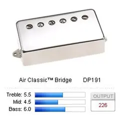DiMarzio DP191N Pickup Humbucker Air Classic/Bridge Nickel