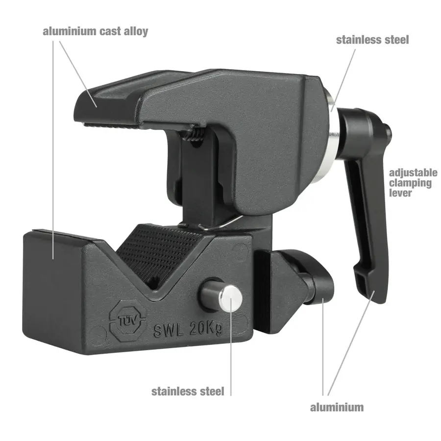 LD Systems CURV 500 TMB Truss Clamp for CURV 500 Satellites 