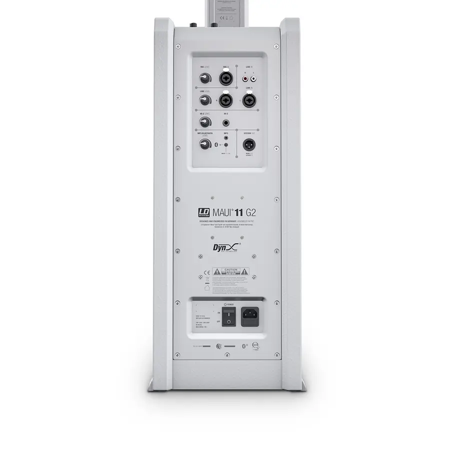 LD Systems MAUI 11 G2 W Portable Column PA with Mixer and Bluetooth white 