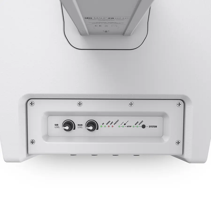 LD Systems MAUI 28 G2 W Compact Column PA with Mixer and Bluetooth white 