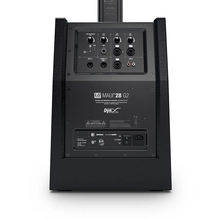 LD Systems MAUI 28 G2 Compact column PA with built-in mixer and Bluetooth, black 