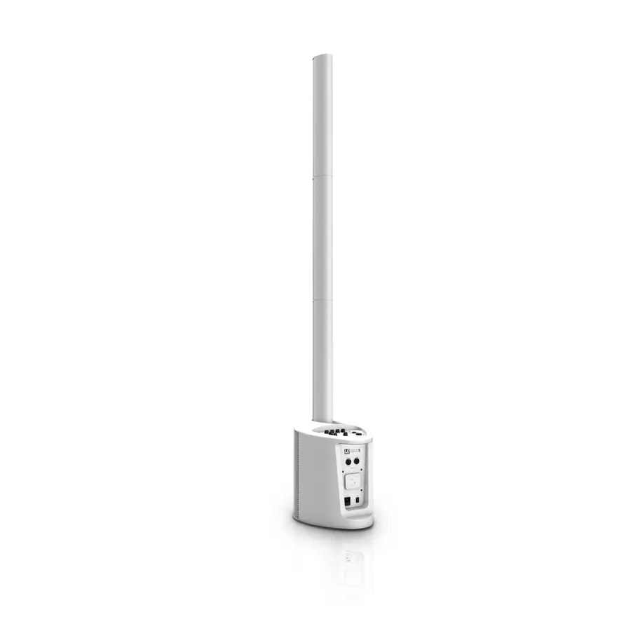 LD Systems MAUI 5 W Ultra Portable Column PA with Mixer and Bluetooth,White 