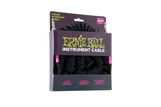 Ernie Ball EB-6044 Coil Cable 30" SS Black