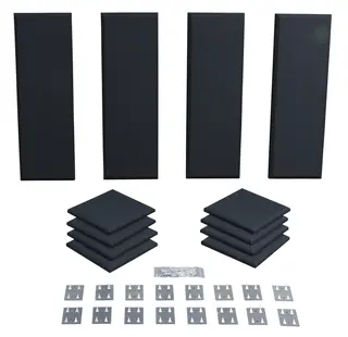 Primacoustic London 8 Room kit 12 panels - black