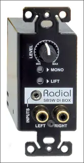 Radial SB-5W WallDI veggmontert passiv di-boks