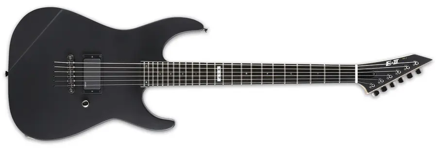 ESP E-II M-I THRU NT Black Satin 