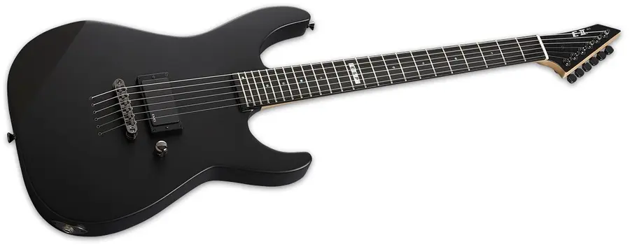 ESP E-II M-I THRU NT Black Satin 