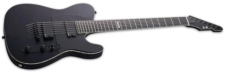 ESP E-II T-B7 Baritone Black Satin 
