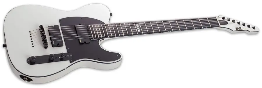 ESP E-II T-B7 Baritone Snow White 