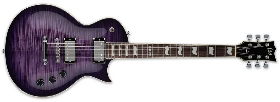 LTD EC 256 See Thru Purple Sunburst 