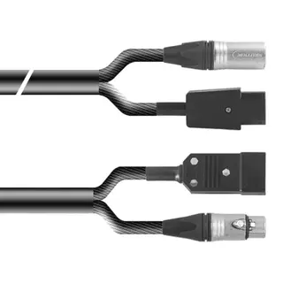 PROAUDIO TOUR66460L10BK Kombikabel, sort 10m, XLRf-XLRm 3p+ EURm/EURf
