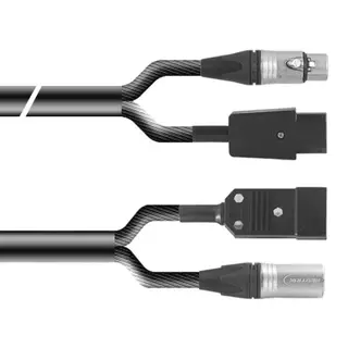PROAUDIO TOUR76460L10 Kombikabel 10m, XLRm-XLRf 3pin + EURm/EURf