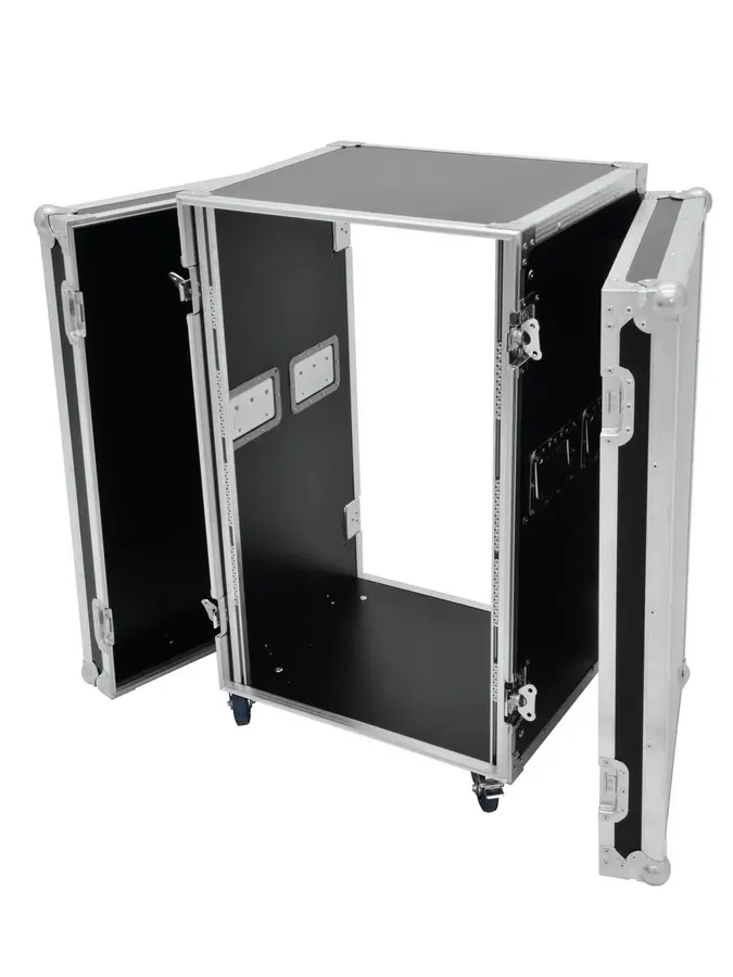 Roadinger Rack Profi 12U 45cm with wheels 