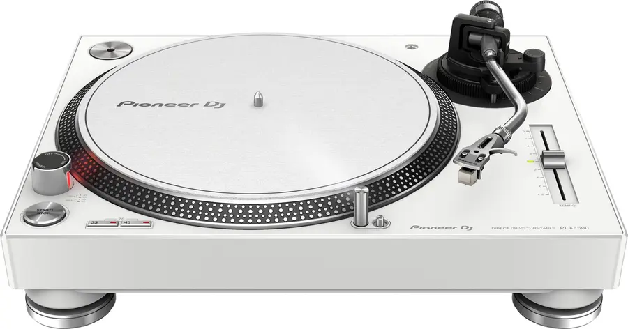 Pioneer PLX-500 Platespiller, Hvit High Torque Direct Drive Turntable 