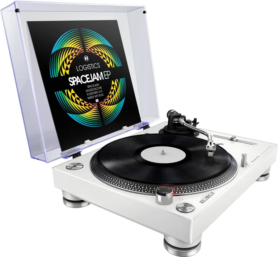 Pioneer PLX-500 Platespiller, Hvit High Torque Direct Drive Turntable 
