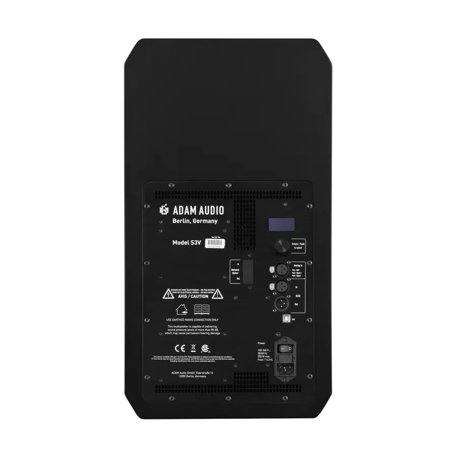 ADAM Audio S3V Nær/Midtfeltsmonitor 3-way system, 9" woofer (pris pr stk) 